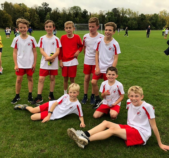 Athletics team 2019 Wallace Fields Junior School